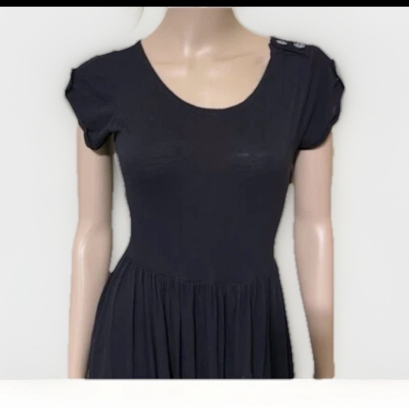 Matilda Jane Womens Black Night Owl Maxi Dress Size Small Modest Flowy Comfy - Picture 4 of 8